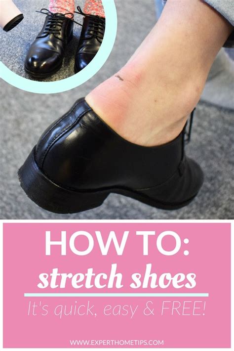 stretching tight shoes with heat